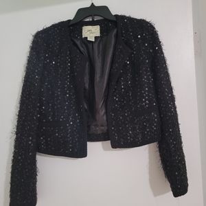 Sequin black blazer